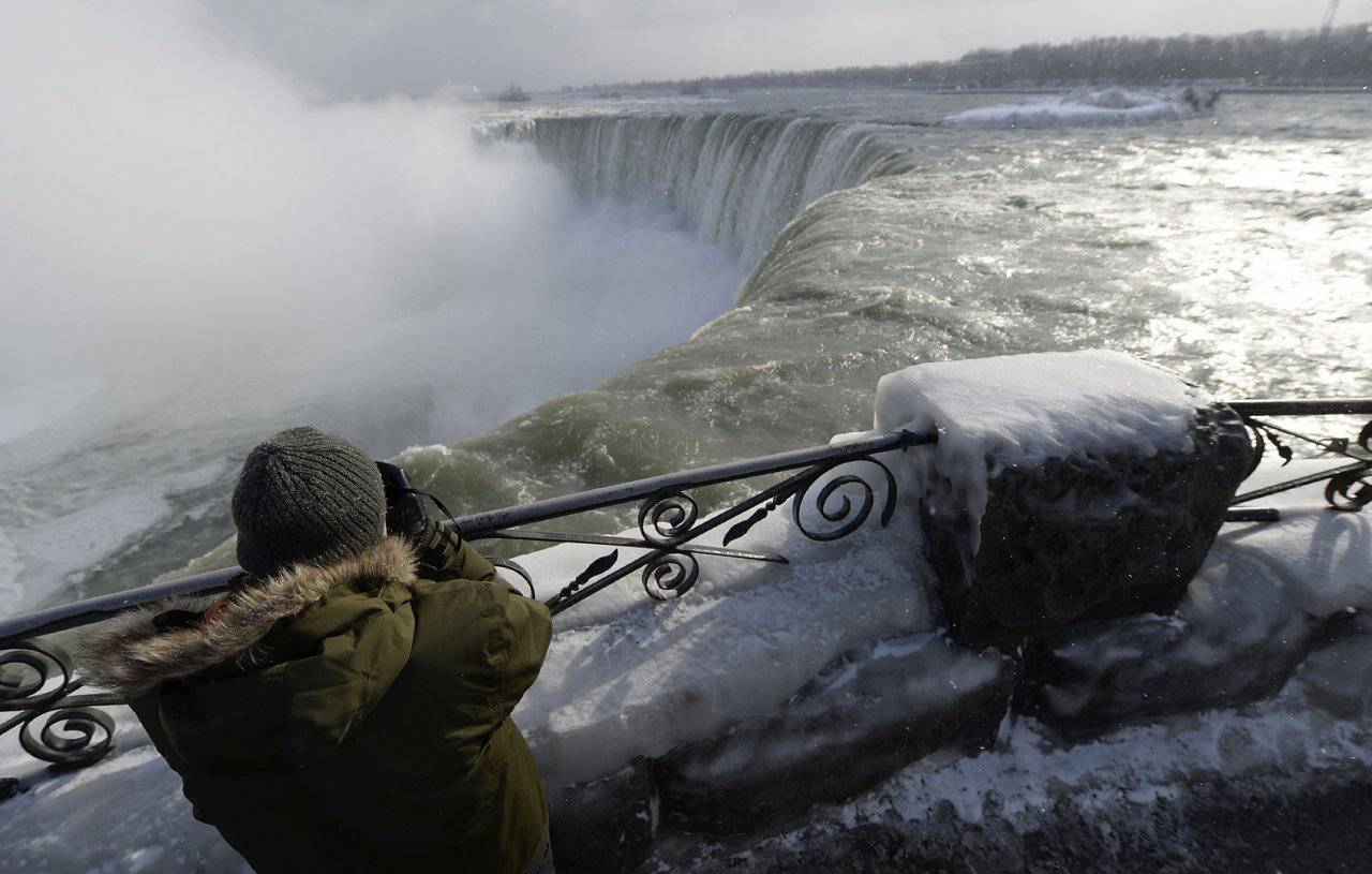 1280x815 Zamarznięty wodospad Niagara #2 1