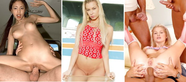 Blond Strip Teen Taylor Whyte Loves - brunette, girlfriend, first time
