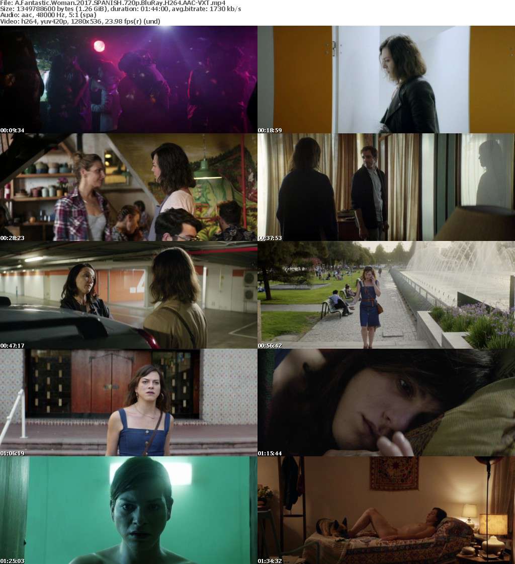 A Fantastic Woman 2017 SPANISH 720p BluRay H264 AAC-VXT A Fantastic Woman 2017 SPANISH 720p BluRay H264 AAC-VXT