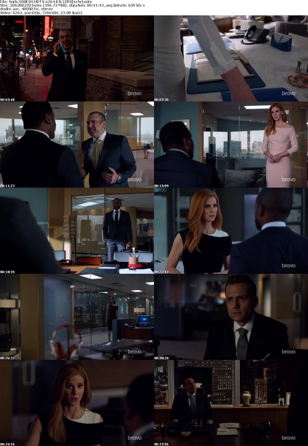 Suits S08E04 HDTV x264-KILLERS Suits S08E04 HDTV x264-KILLERS