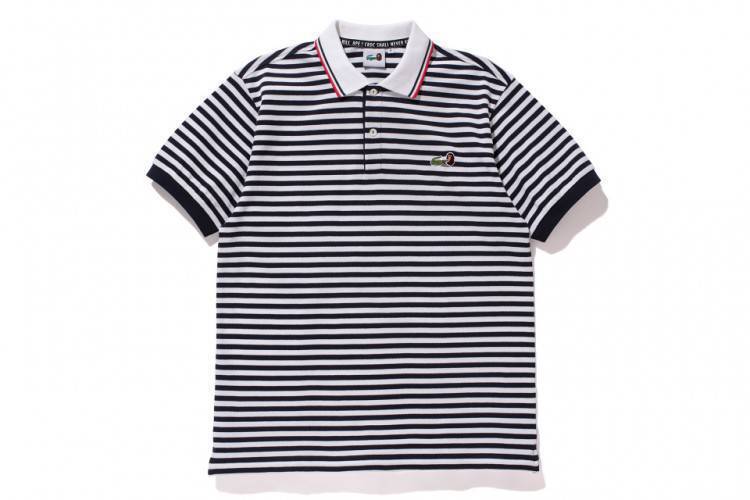 Lacoste x on sale bape polo