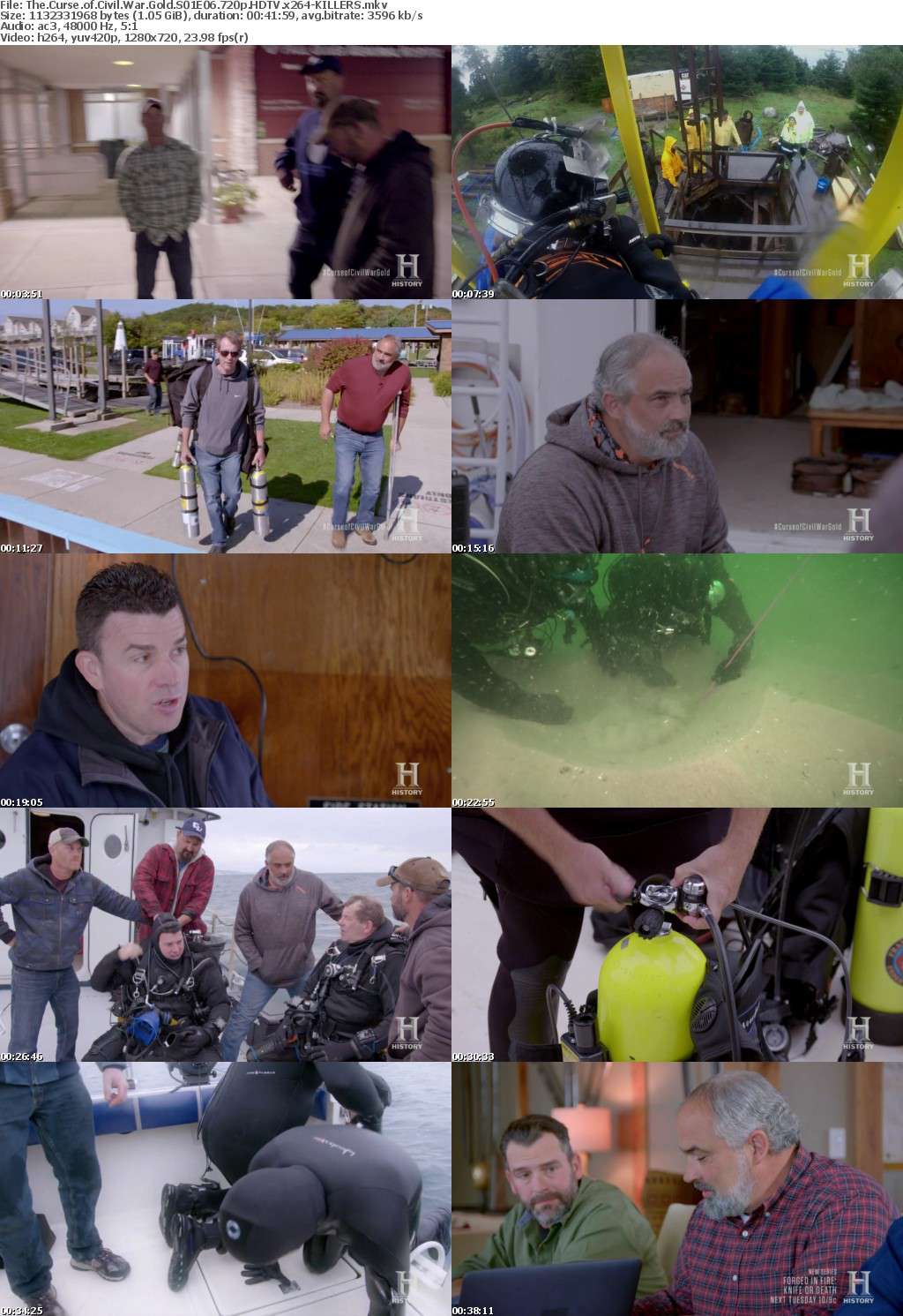 The Curse of Civil War Gold S01E06 720p HDTV x264-KILLERS The Curse of Civil War Gold S01E06 720p HDTV x264-KILLERS