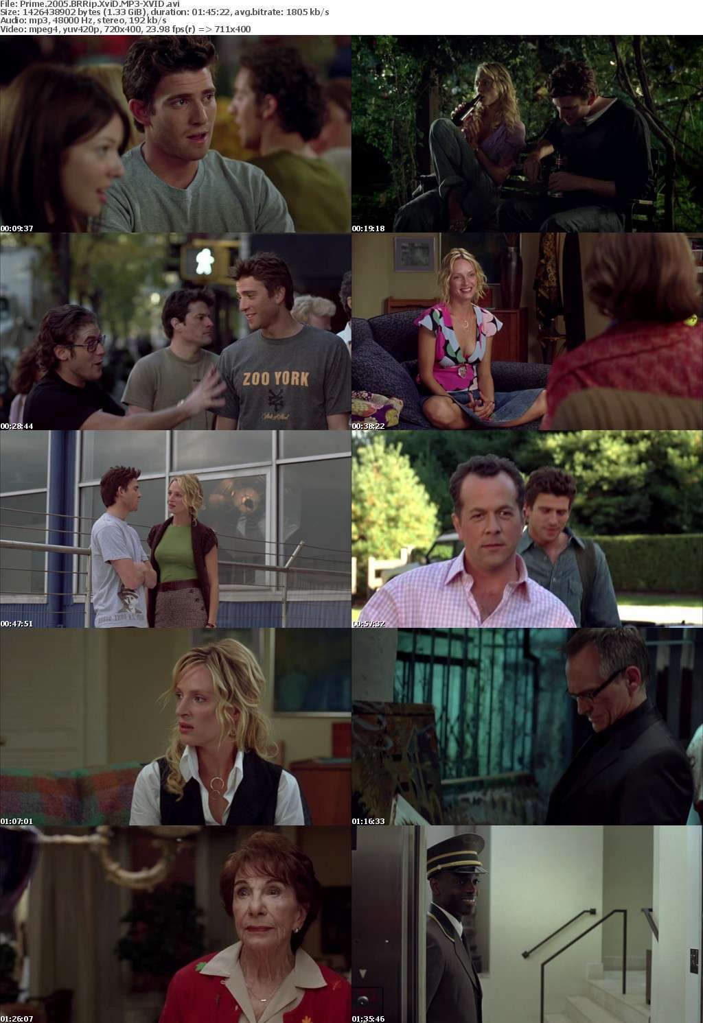 Prime 2005 BRRip XviD MP3-XVID Prime 2005 BRRip XviD MP3-XVID