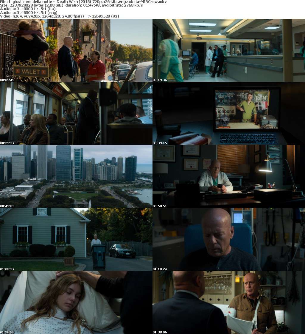 Death Wish (2018) 720p BluRay H264 [Italian+English] Ac3 5.1-MIRCrew