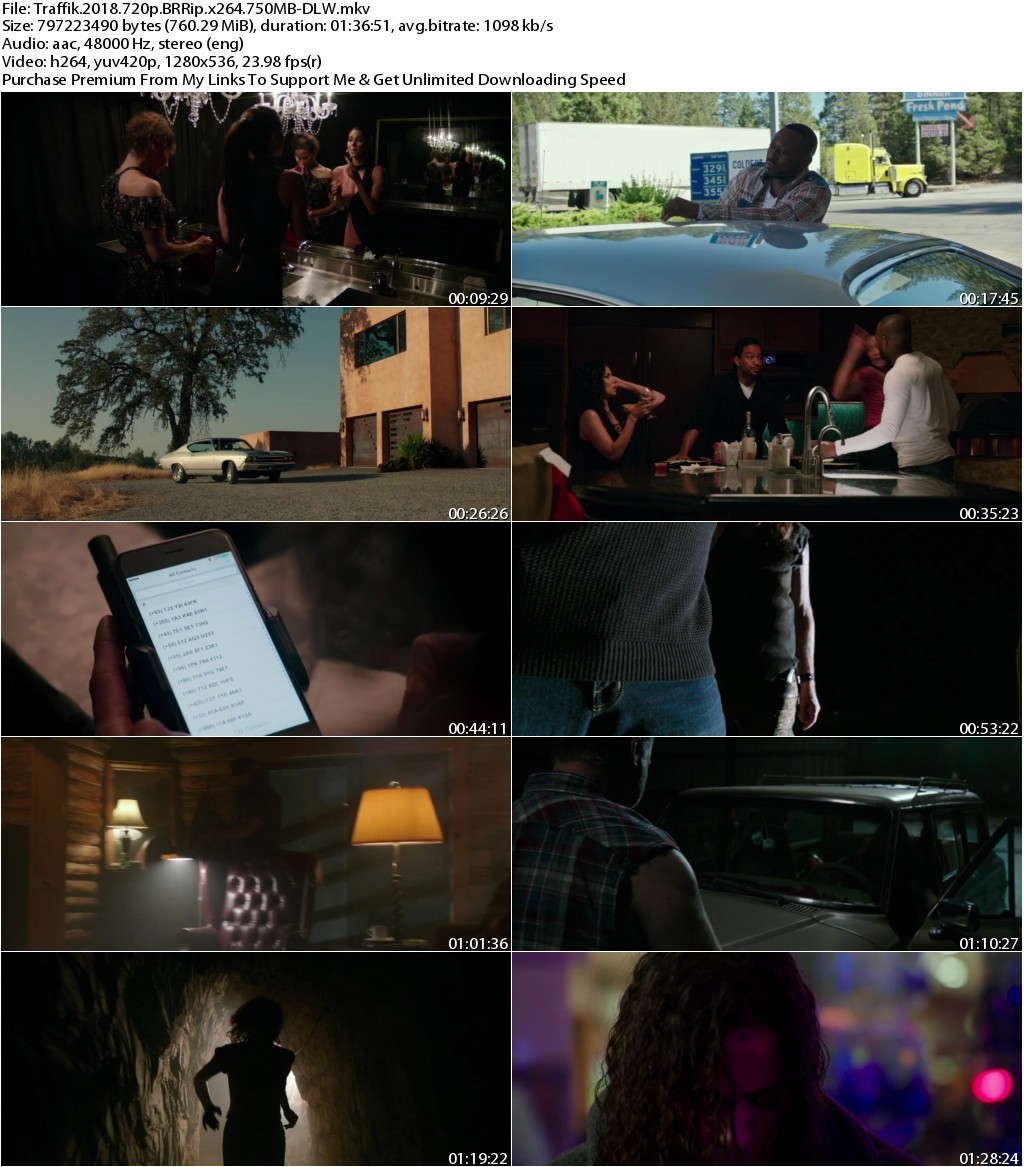 Traffik (2018) 720p BRRip x264 750MB-DLW