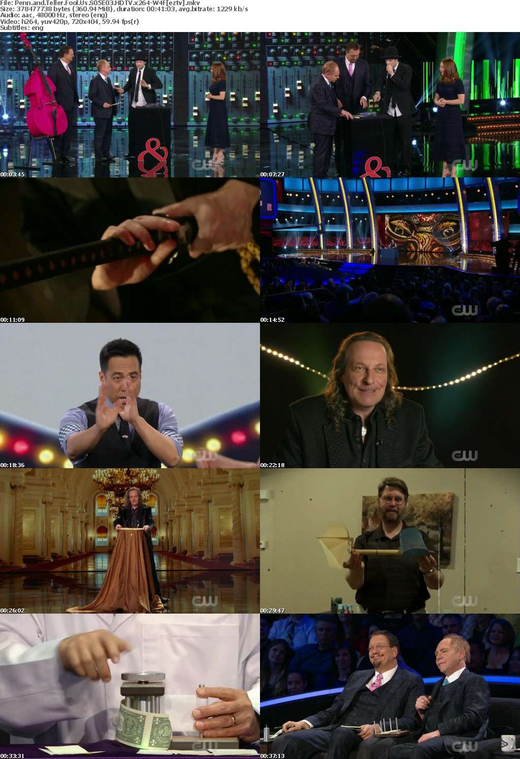 Penn and Teller Fool Us S05E03 HDTV x264-W4F