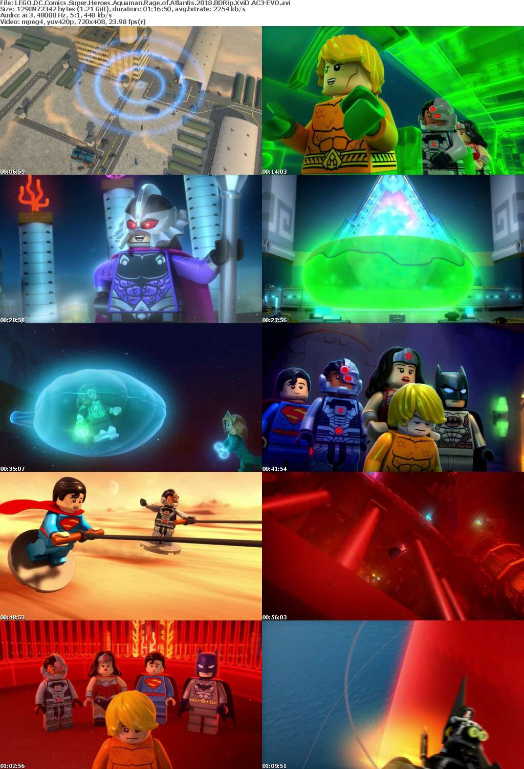 LEGO DC Comics Super Heroes Aquaman Rage of Atlantis (2018) BDRip XviD AC3-EVO