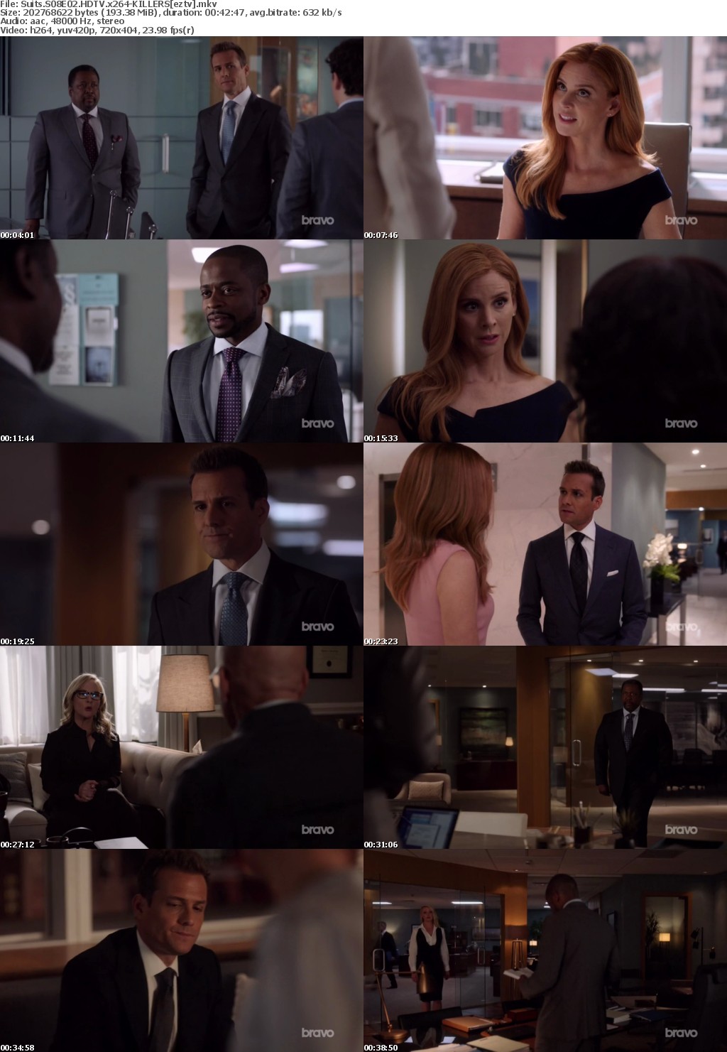 Suits S08E02 HDTV x264-KILLERS