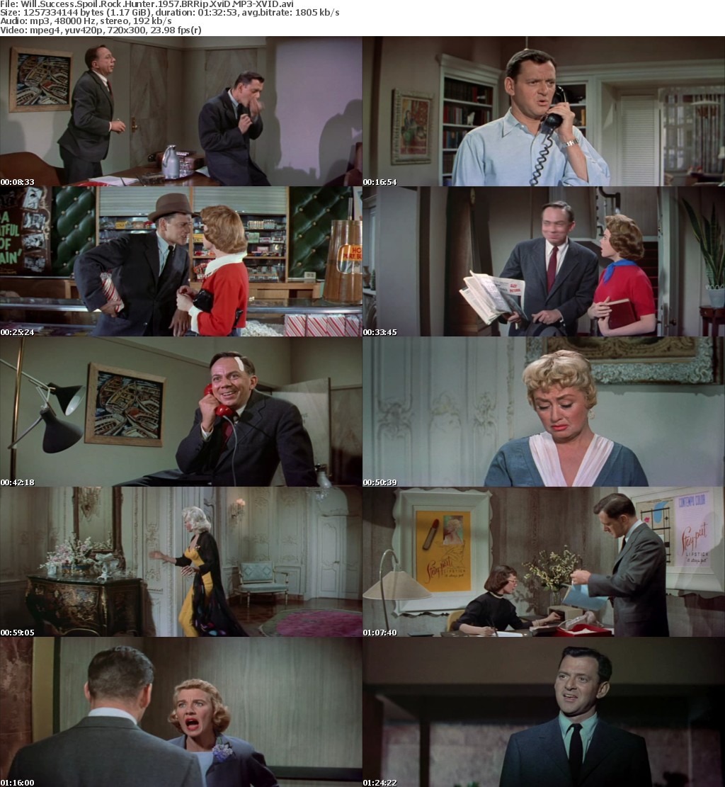 Will Success Spoil Rock Hunter 1957 BRRip XviD MP3-XVID Will Success Spoil Rock Hunter 1957 BRRip XviD MP3-XVID