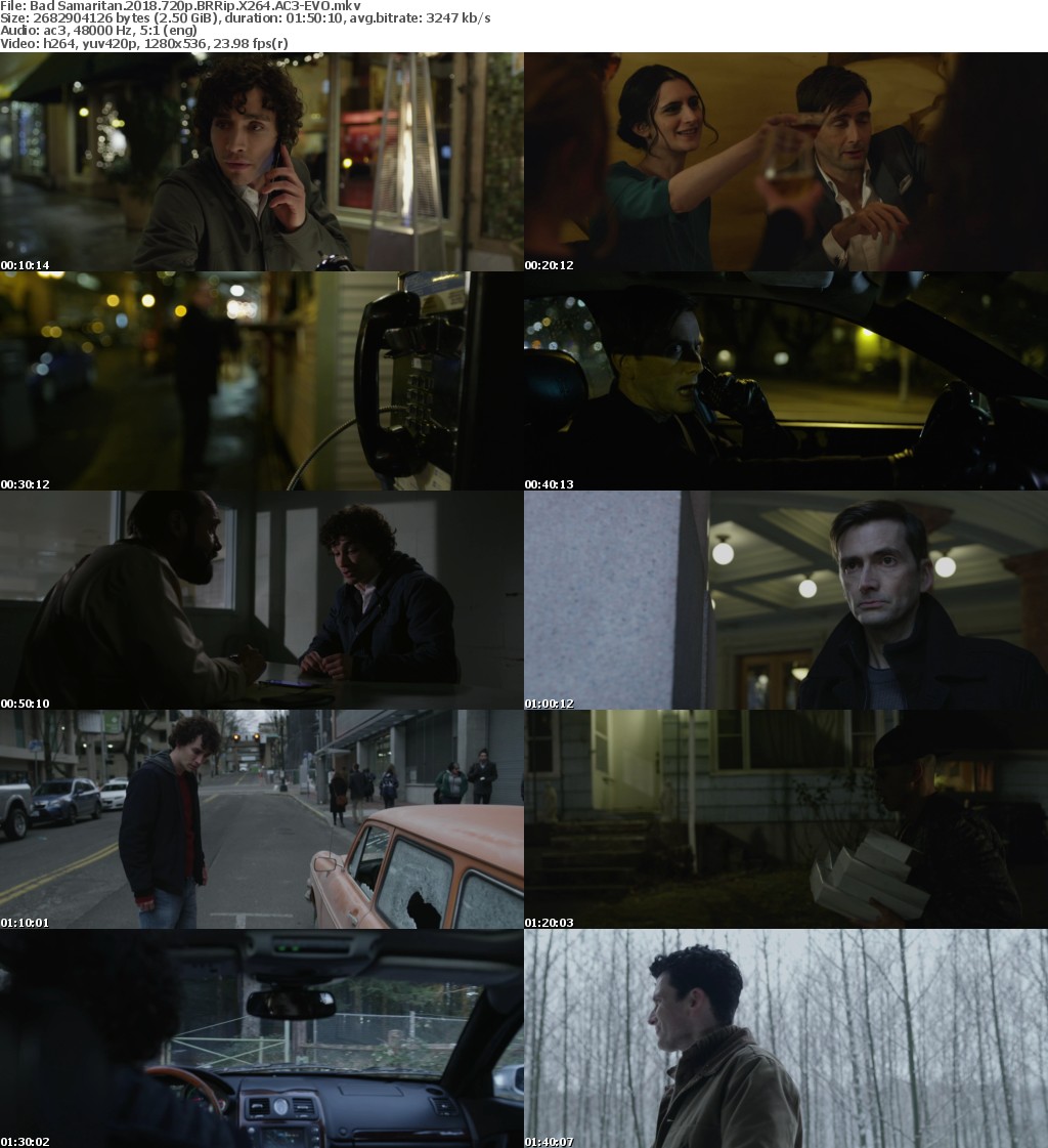 Bad Samaritan 2018 720p BDRip X264 AC3-EVO Bad Samaritan 2018 720p BDRip X264 AC3-EVO