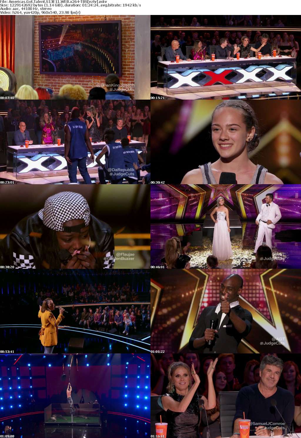 Americas Got Talent S13E11 WEB x264-TBS