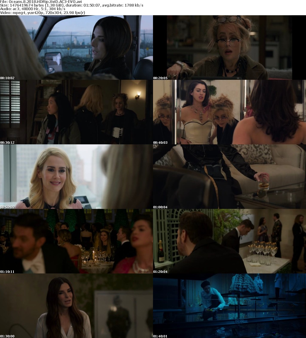 Oceans 8 (2018) HDRip XviD AC3-EVO