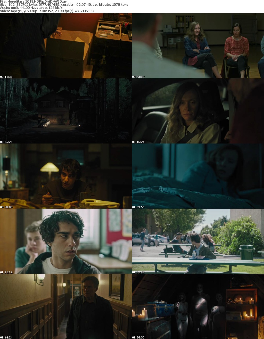 Hereditary (2018) HDRip XviD-AVID