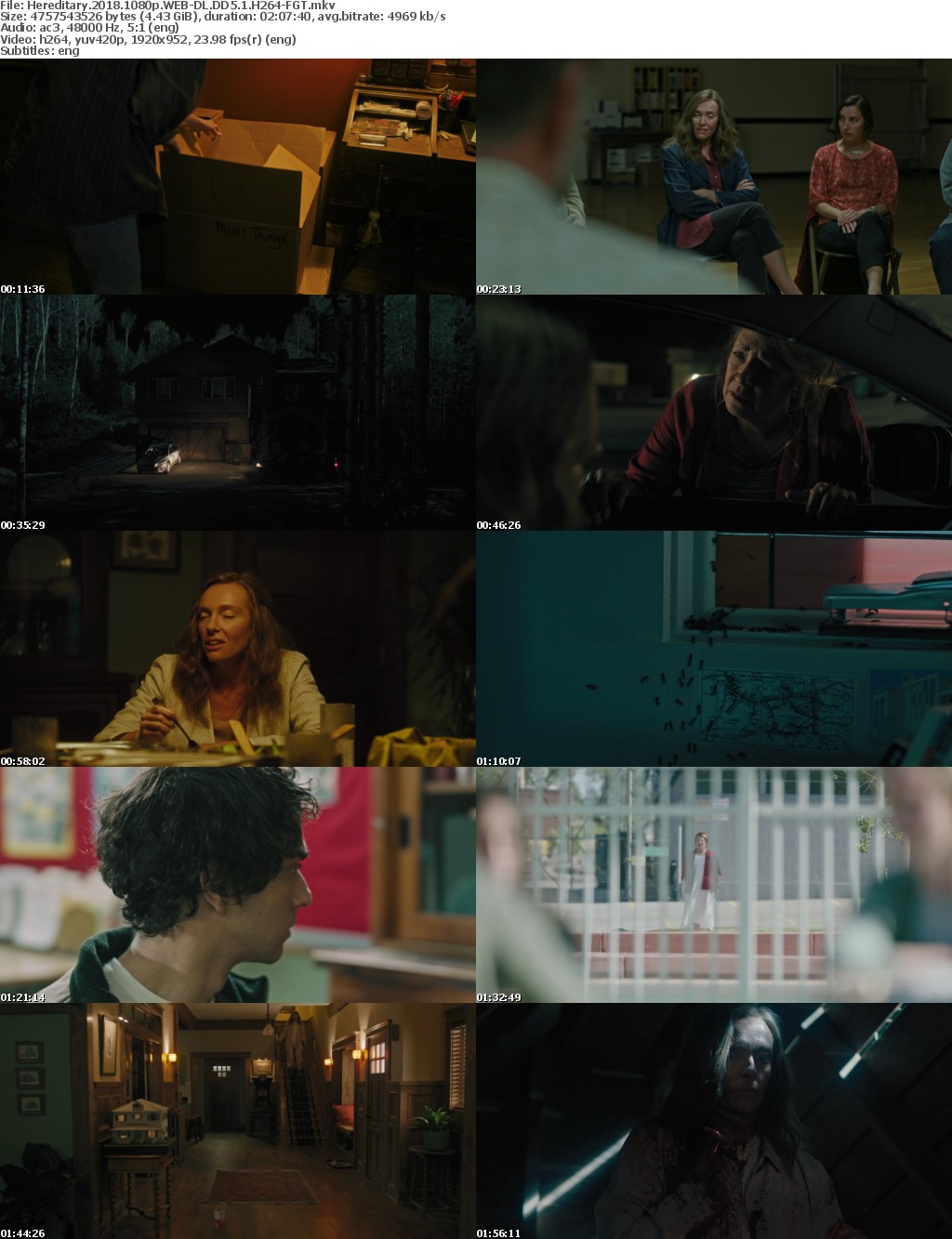 Hereditary (2018) 1080p WEB-DL DD5.1 H264-FGT