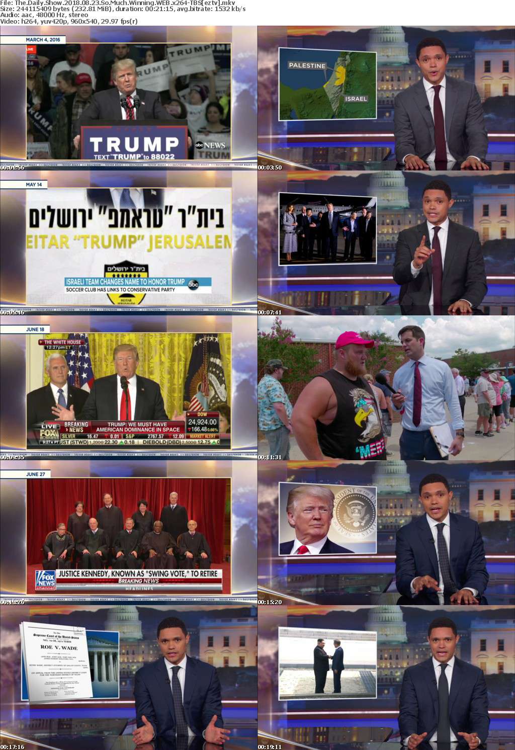 The Daily Show (2018) 08 23 So Much Winning WEB x264-TBS