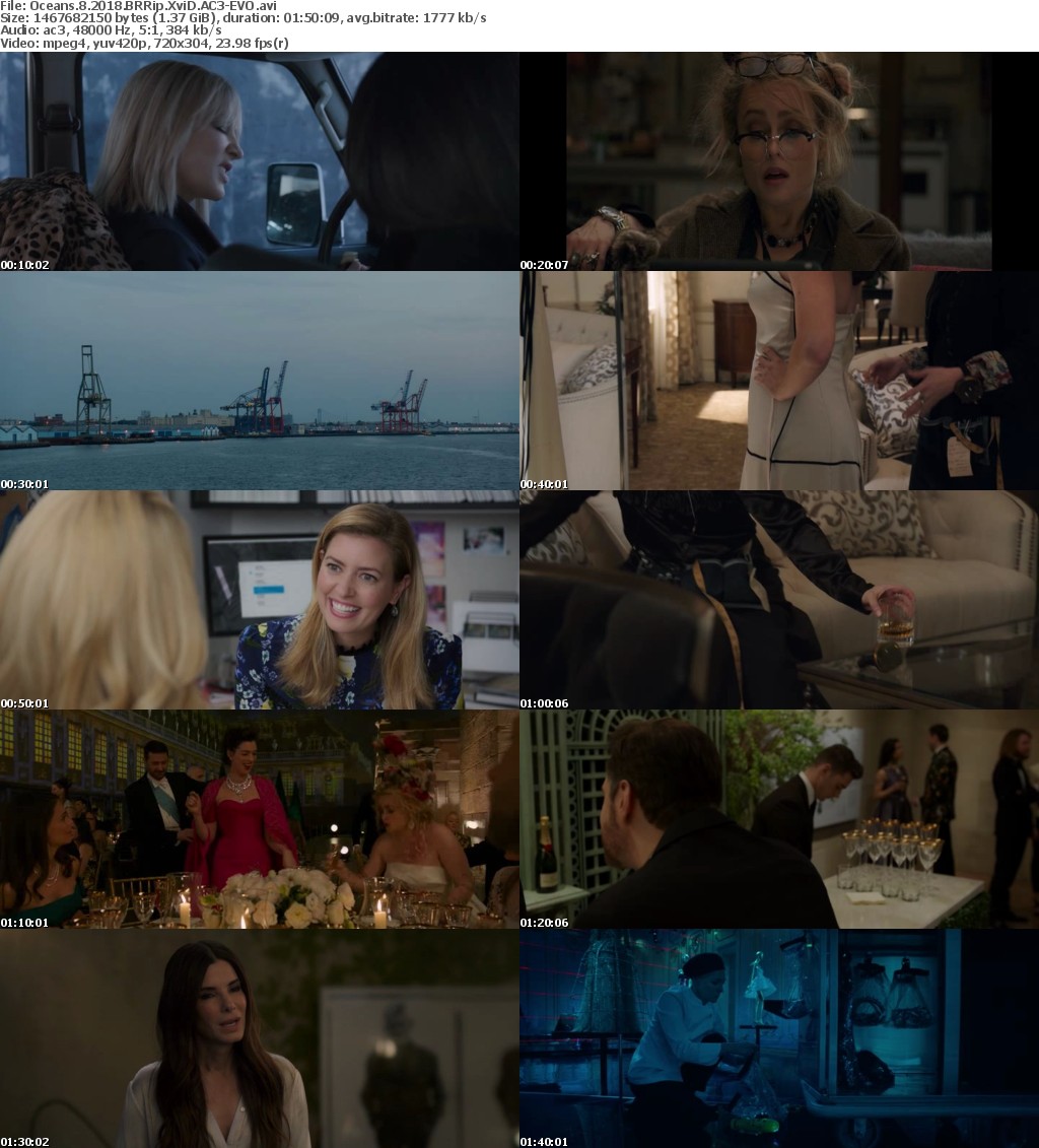 Oceans 8 (2018) BRRip XviD AC3-EVO