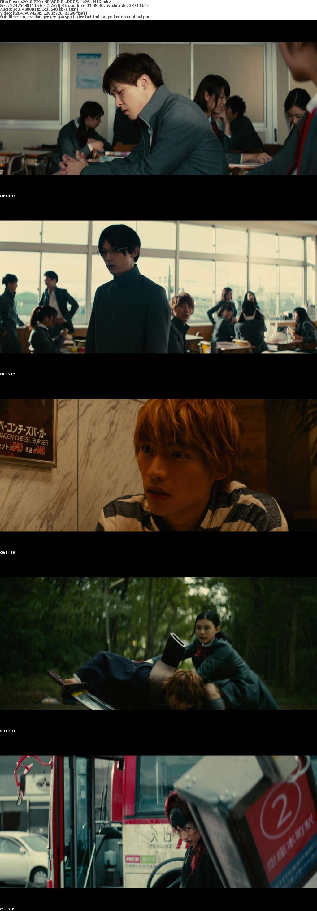 Bleach 2018 JAPANESE 720p NF WEBRip DDP5 1 x264-NTG Bleach 2018 JAPANESE 720p NF WEBRip DDP5 1 x264-NTG