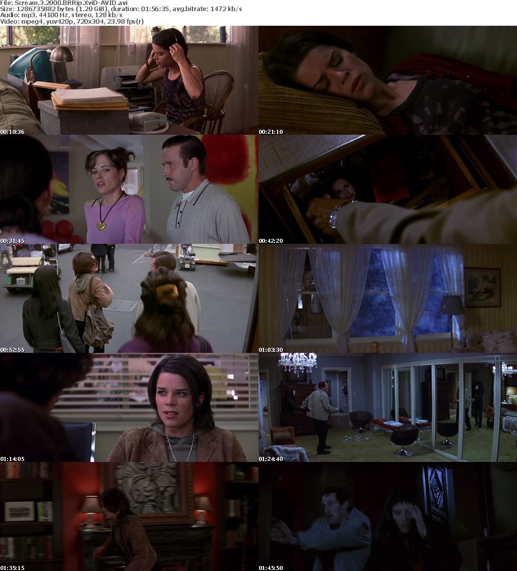 Scream 3 (2000) BRRip XviD-AVID