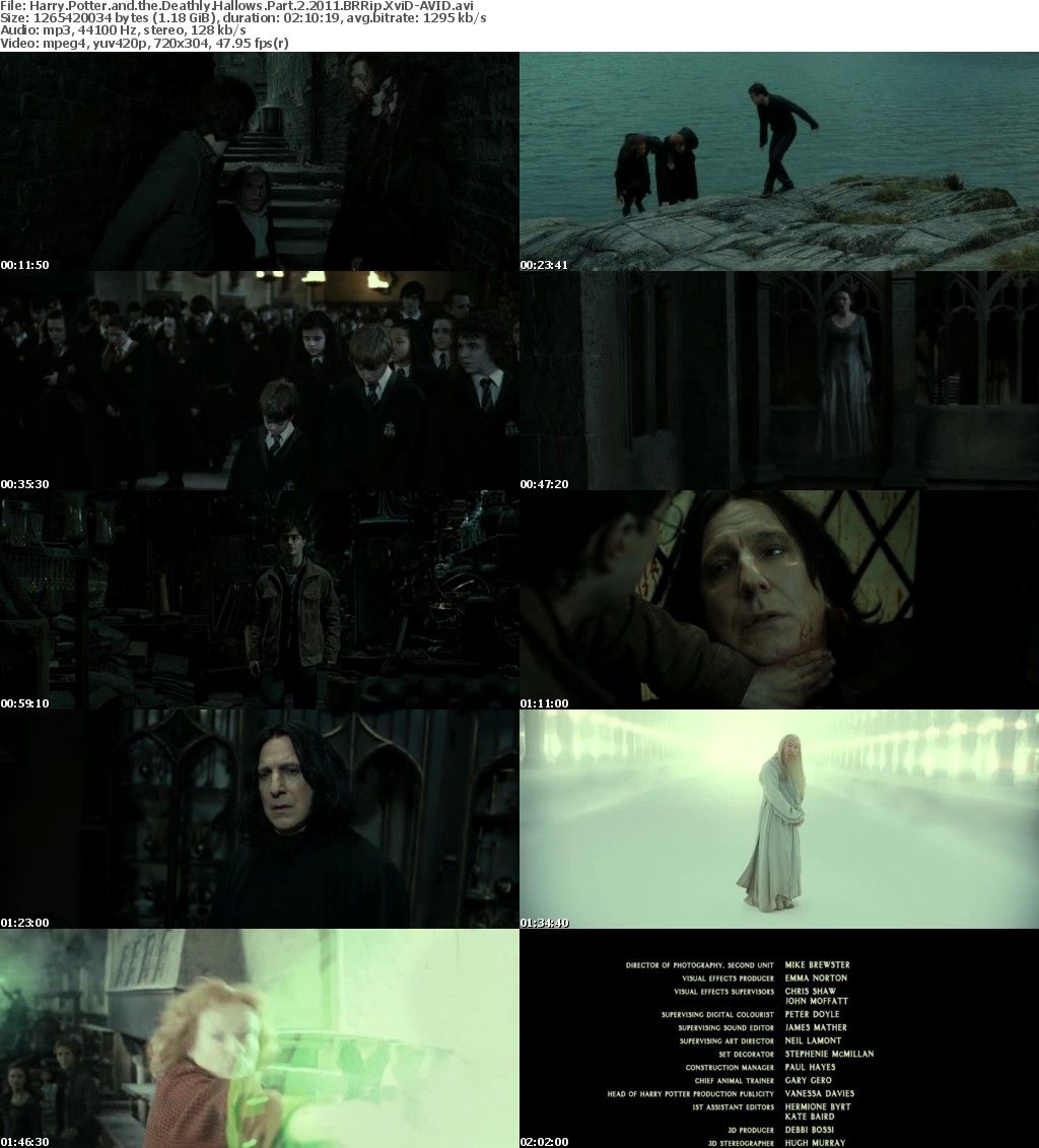 Harry Potter and the Deathly Hallows Part 2 (2011) BRRip XviD-AVID