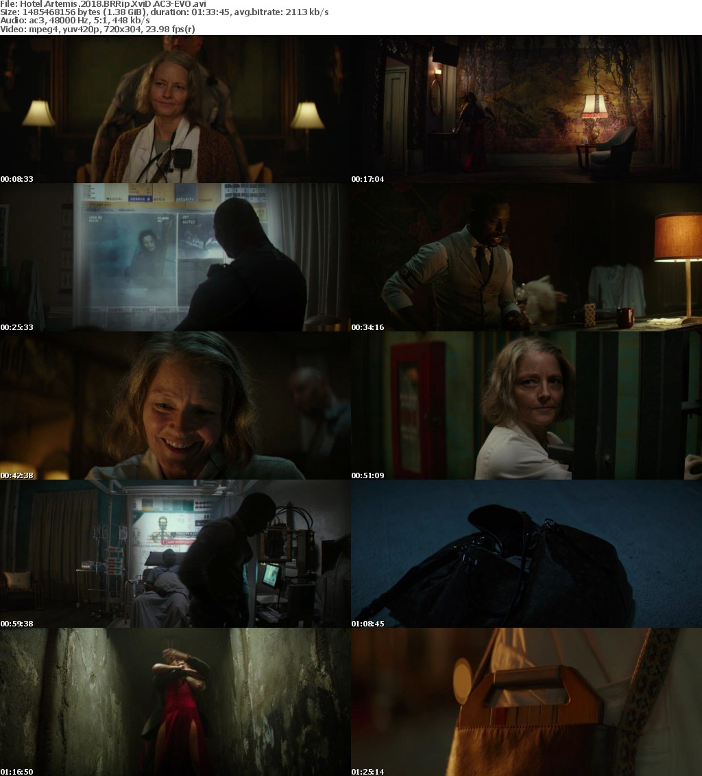 Hotel Artemis (2018) BRRip XviD AC3-EVO