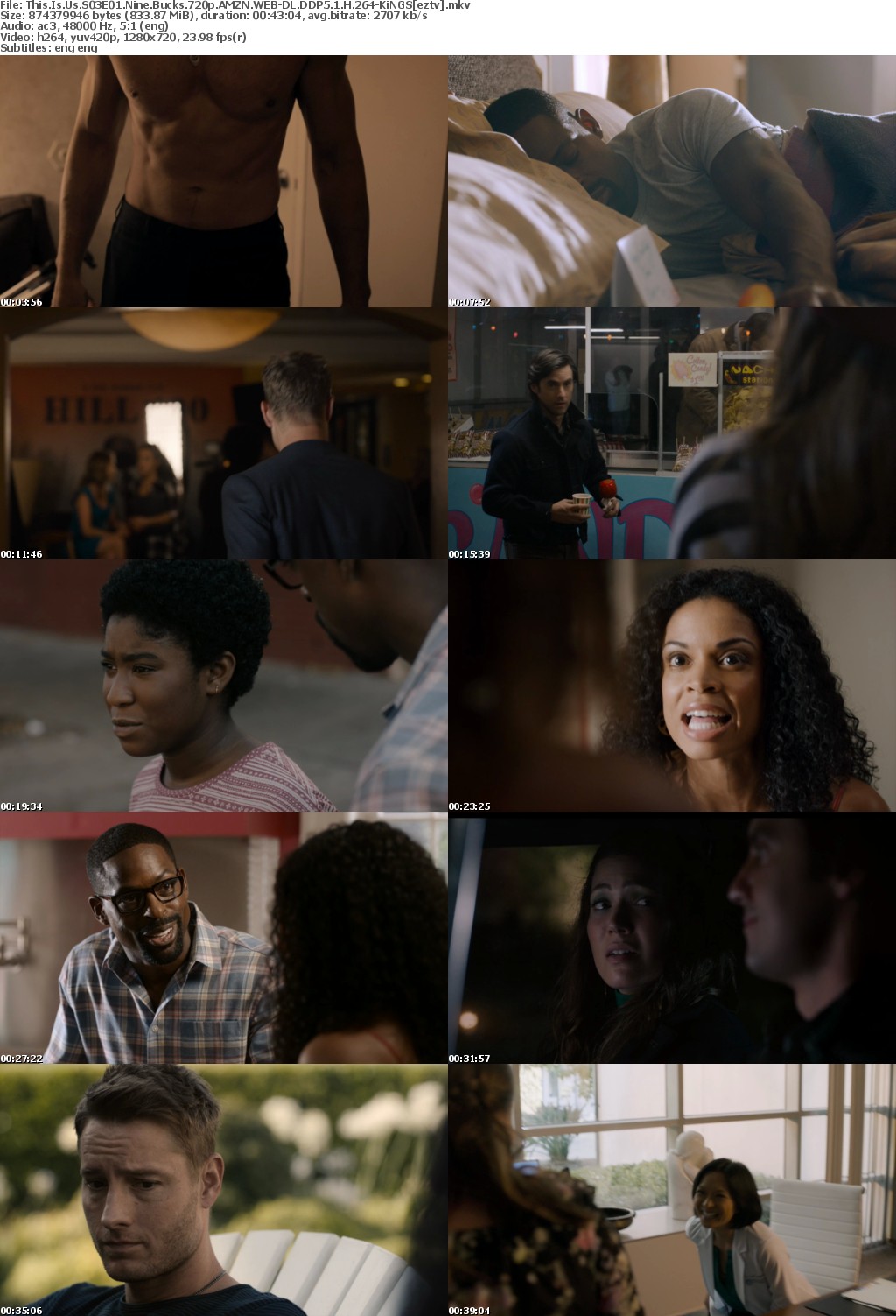 This Is Us S03E01 Nine Bucks 720p AMZN WEB-DL DDP5.1 H264-KiNGS