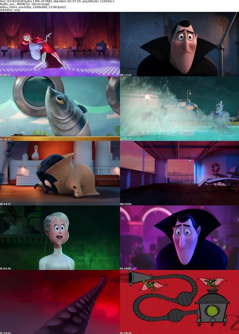 Hotel Transylvania 3 (2018) 720p WEB-DL x264 800MB ESubs - MkvHub