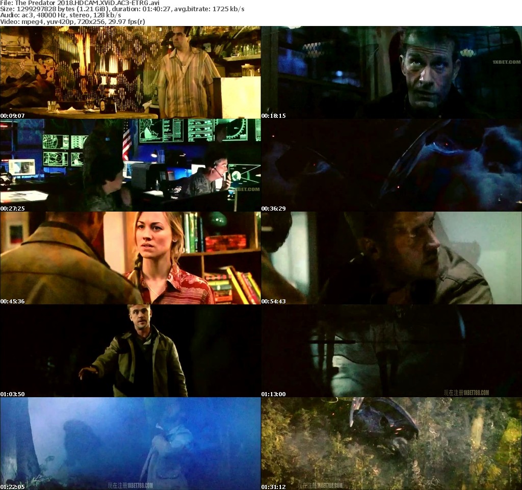 The Predator (2018) HDCAM XViD AC3-ETRG