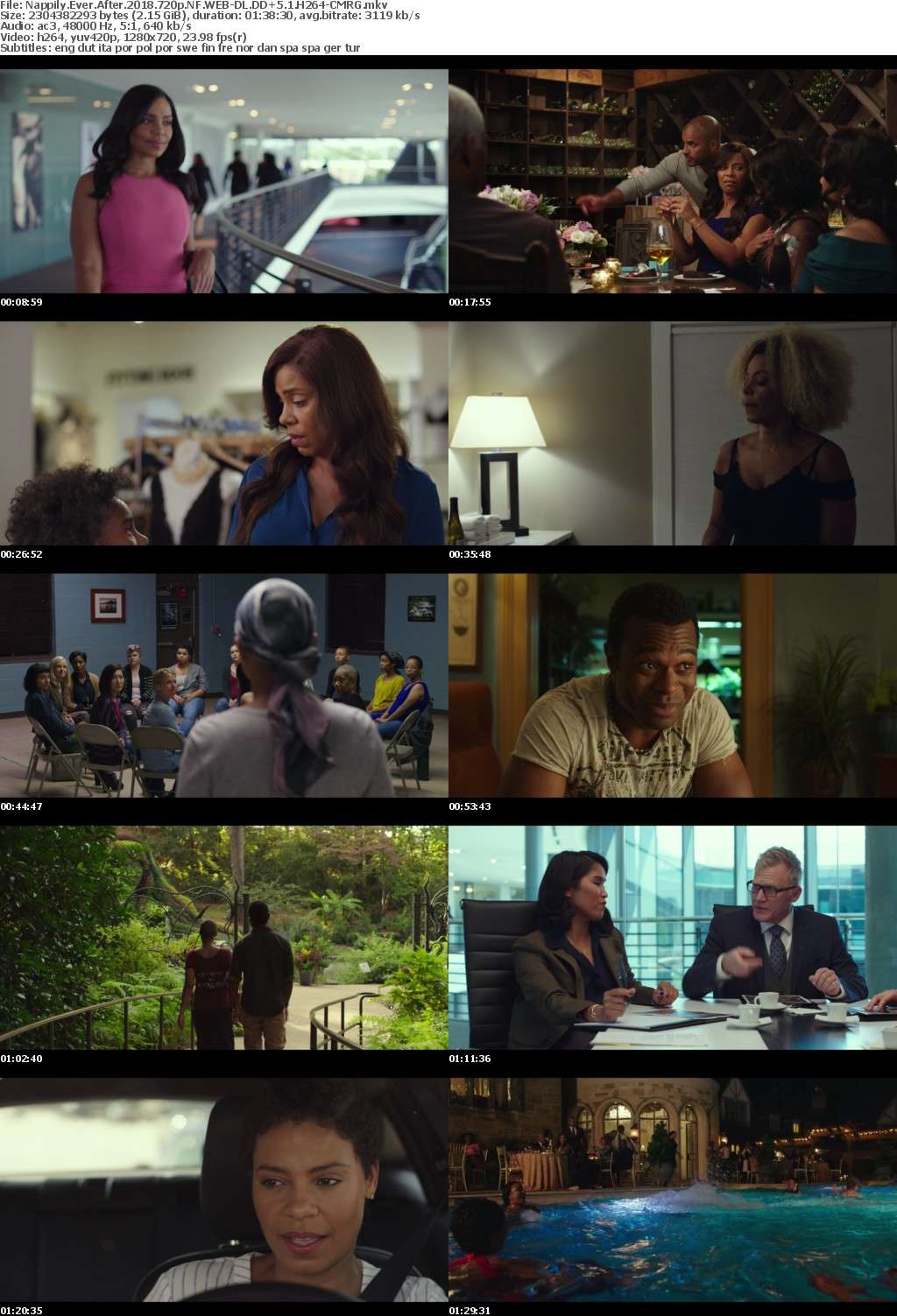 Nappily Ever After (2018) 720p NF WEB-DL DD+5.1 H264-CMRG