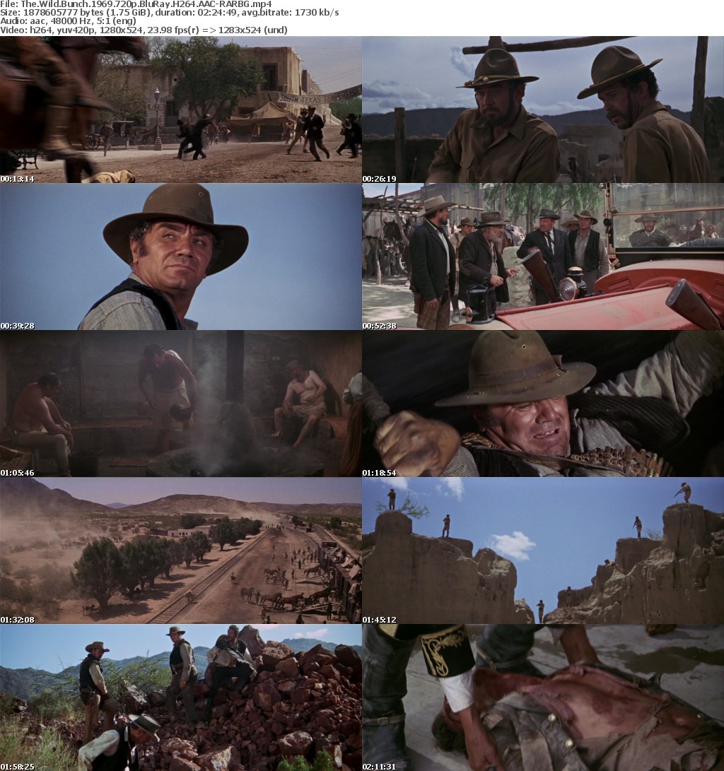 The Wild Bunch (1969) 720p BluRay H264 AAC-RARBG