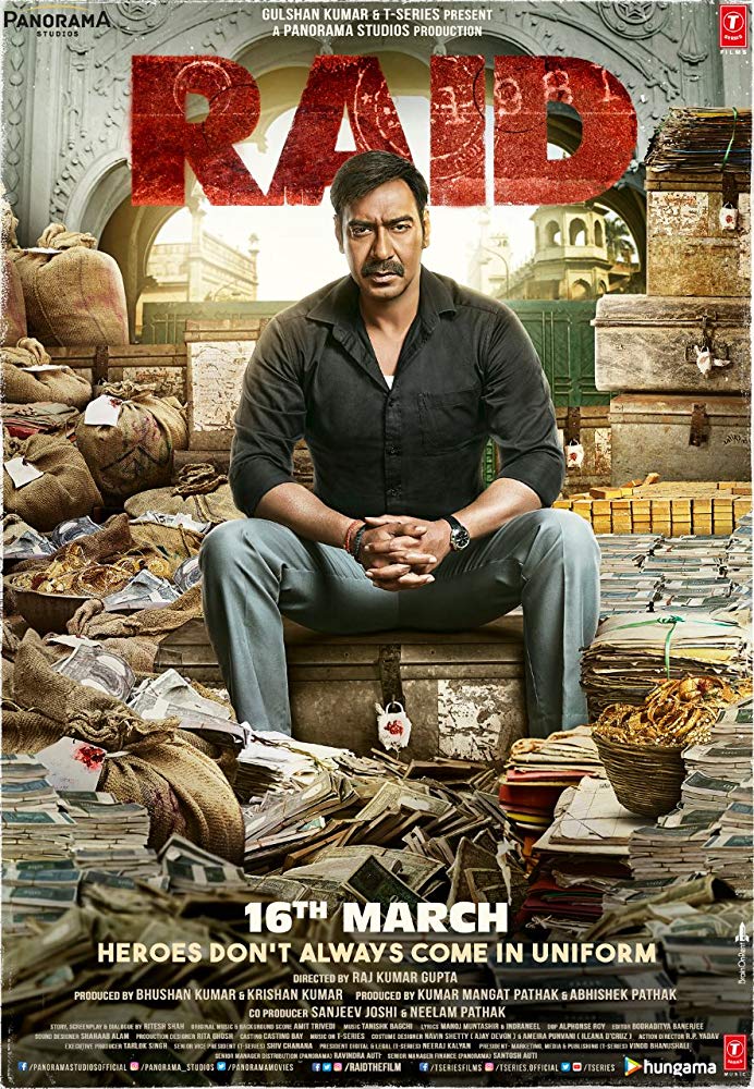 RAID (2018) Hindi 720p BluRay x264 ESub MW