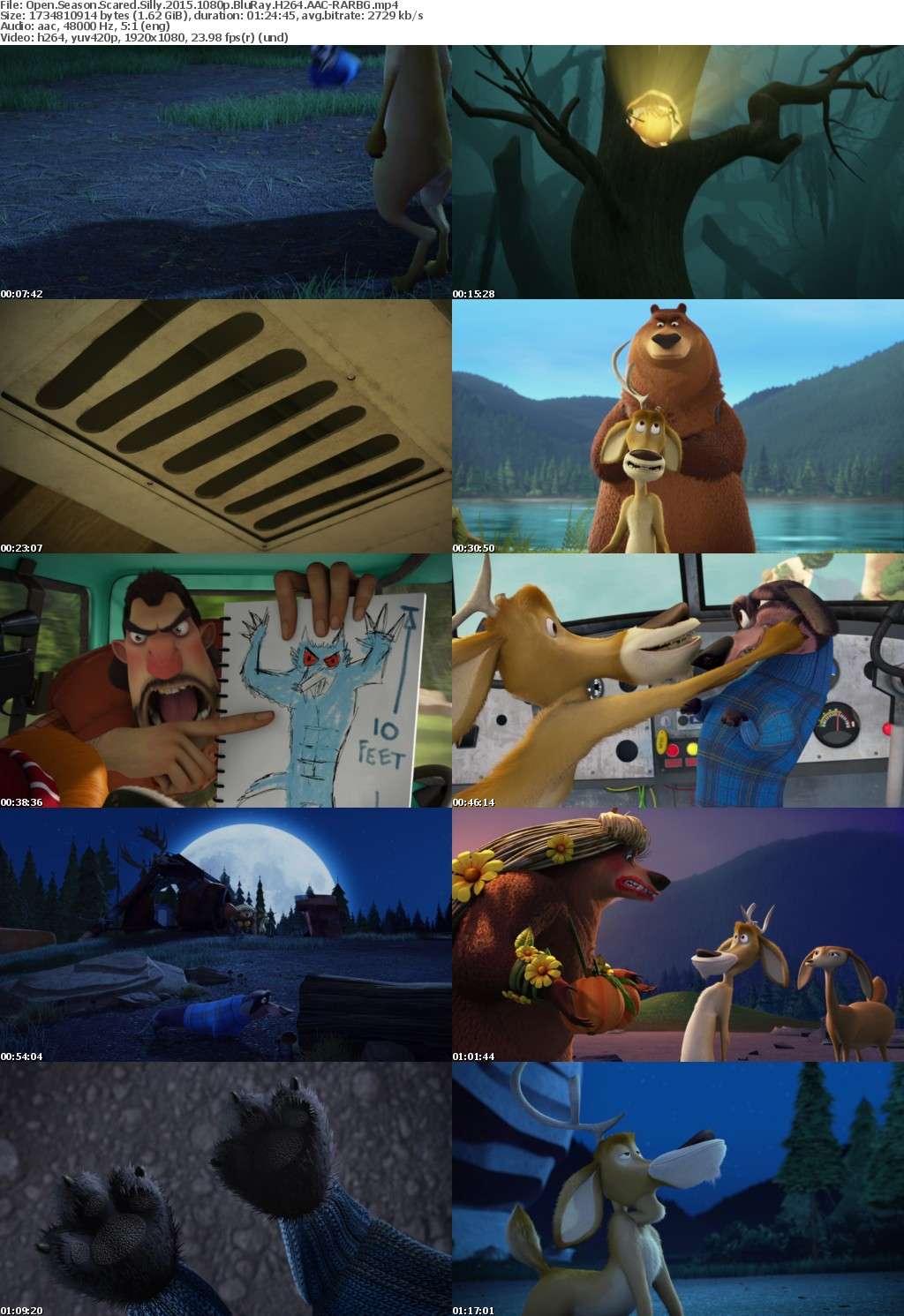 Open Season Scared Silly (2015) 1080p BluRay H264 AAC-RARBG