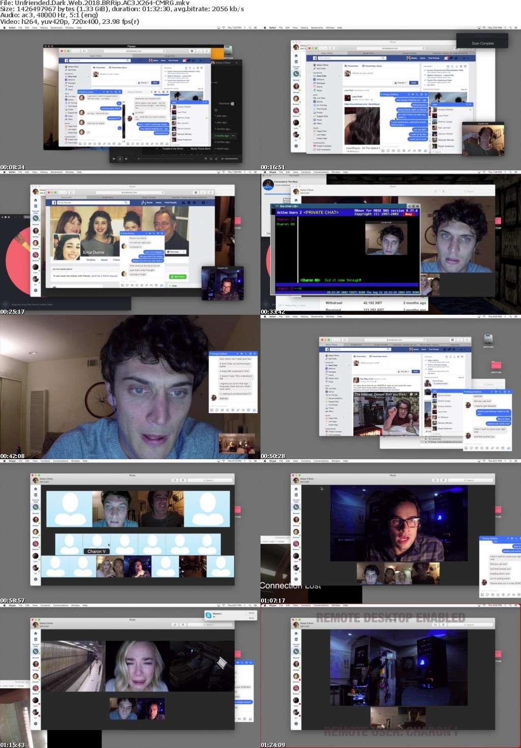 Unfriended Dark Web (2018) BRRip AC3 X264-CMRG