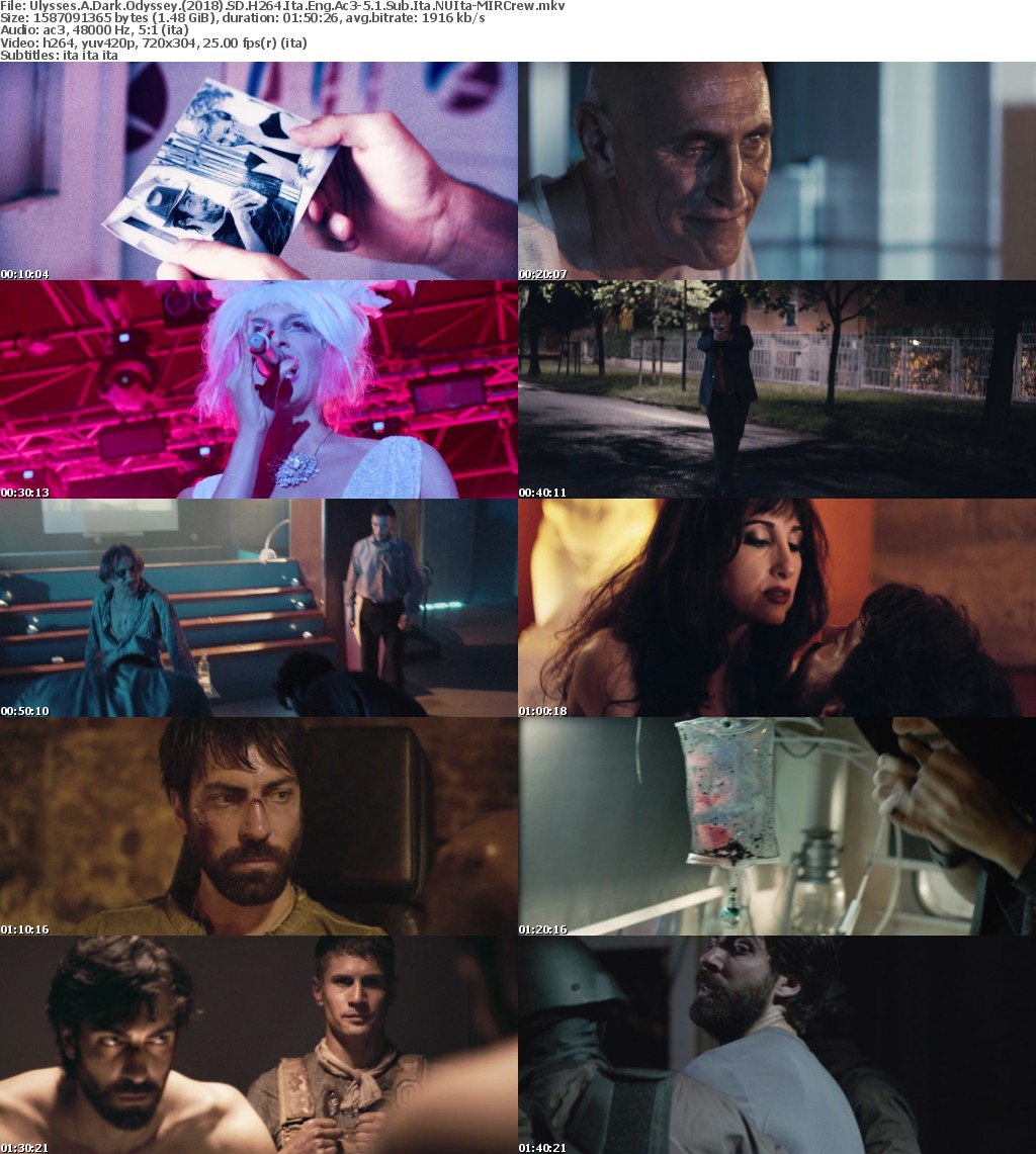 Ulysses: A Dark Odyssey (2018) SD H264 Ita Eng Ac3-5 1 Sub Ita NUIta-MIRCrew Ulysses: A Dark Odyssey (2018) SD H264 Ita Eng Ac3-5 1 Sub Ita NUIta-MIRCrew
