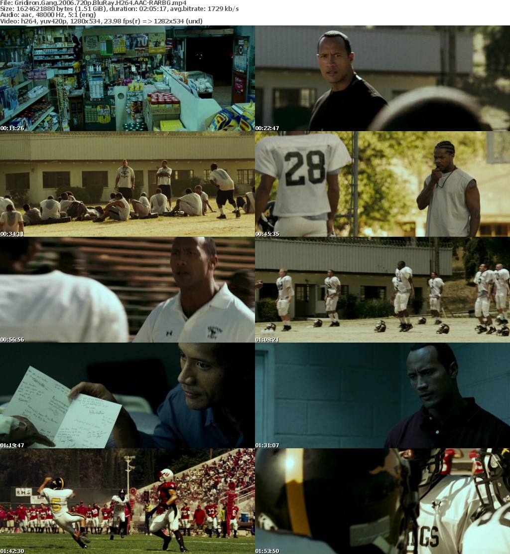 Gridiron Gang (2006) 720p BluRay H264 AAC-RARBG