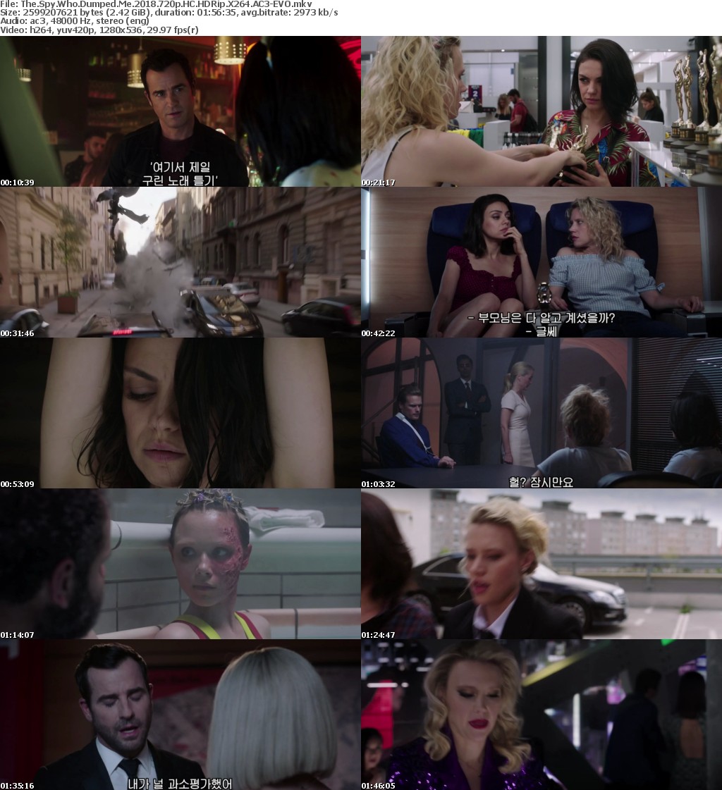 The Spy Who Dumped Me (2018) 720p HC HDRip X264 AC3-EVO