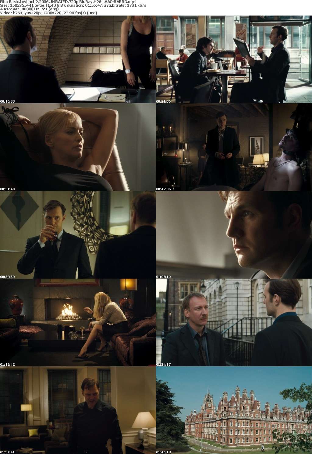 Basic Instinct 2 (2006) UNRATED 720p BluRay H264 AAC-RARBG