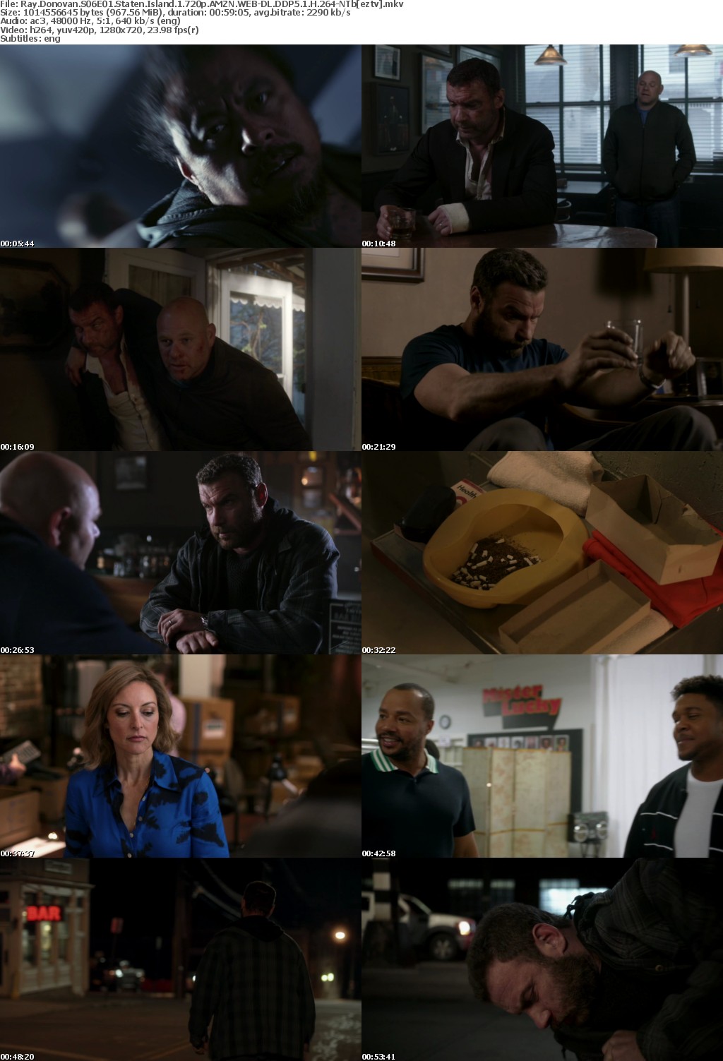 Ray Donovan S06E01 Staten Island 1 720p AMZN WEB-DL DDP5.1 H264-NTb