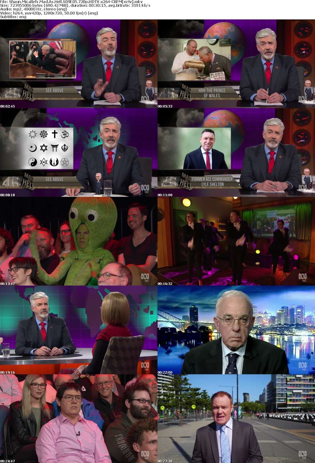 Shaun Micallefs Mad As Hell S09E05 720p HDTV x264-CBFM