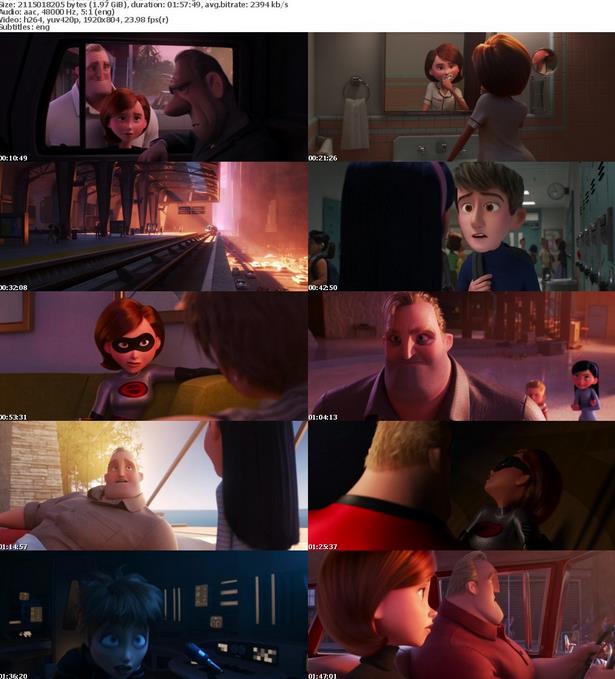 Incredibles 2 (2018) 1080p WEB-DL x264 MkvCage