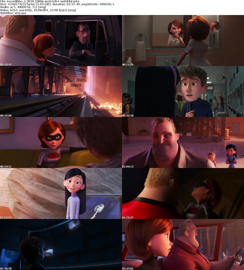 Incredibles 2 (2018) 1080p WEB h264-WEBTiFUL