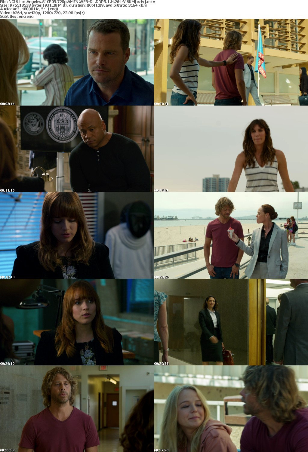 NCIS Los Angeles S10E05 720p AMZN WEB-DL DDP5.1 H264-ViSUM