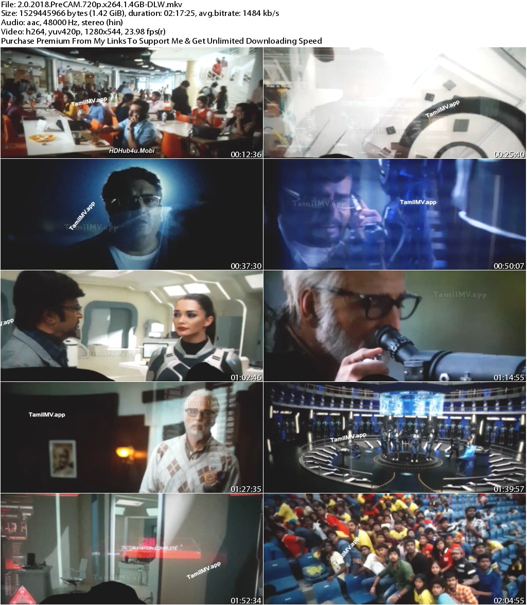 2.0 (2018) Hindi PreCAM 720p x264 1.4GB-DLW