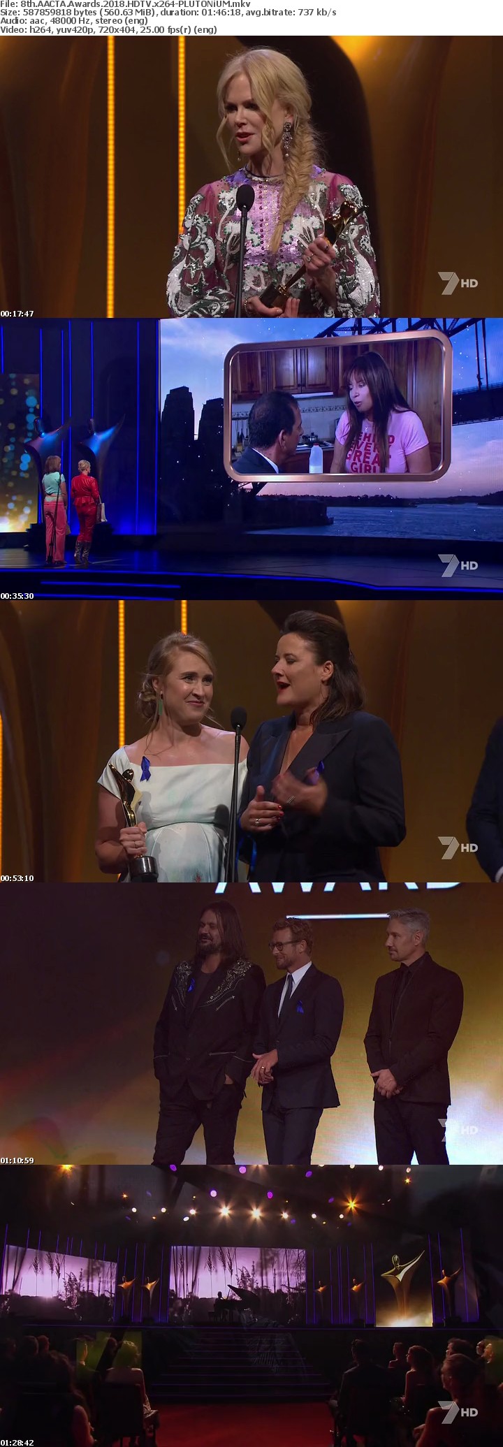 8th AACTA Awards 2018 HDTV x264-PLUTONiUM 8th AACTA Awards 2018 HDTV x264-PLUTONiUM