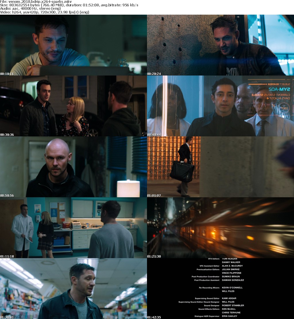 Venom (2018) BDRip x264-SPARKS[rarbg]