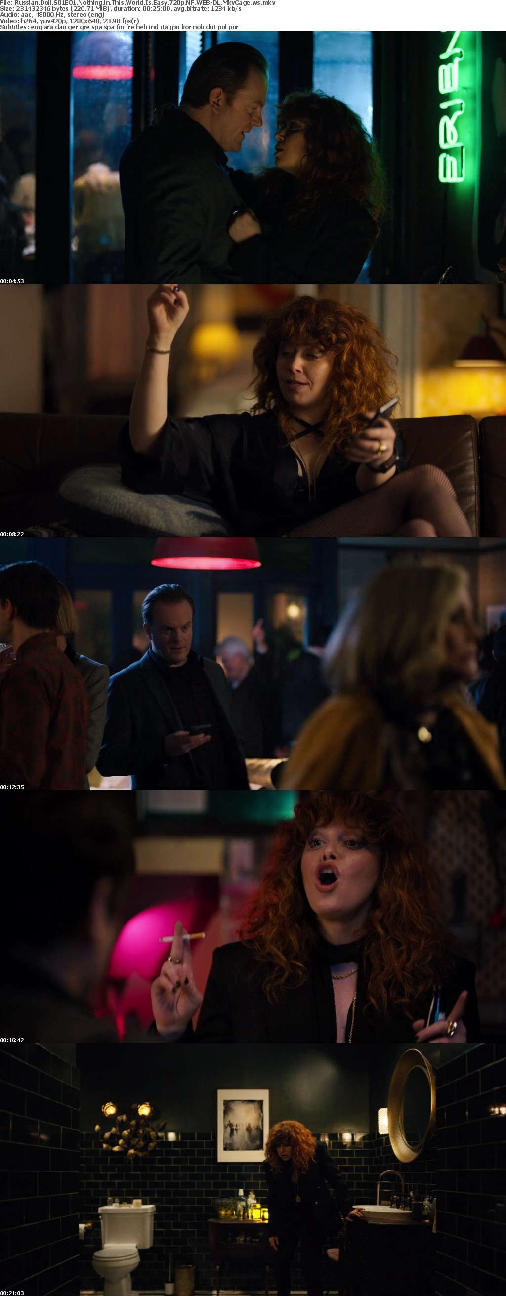 Russian Doll S01 720p NF WEB-DL x264 MkvCage Russian Doll S01 720p NF WEB-DL x264 MkvCage