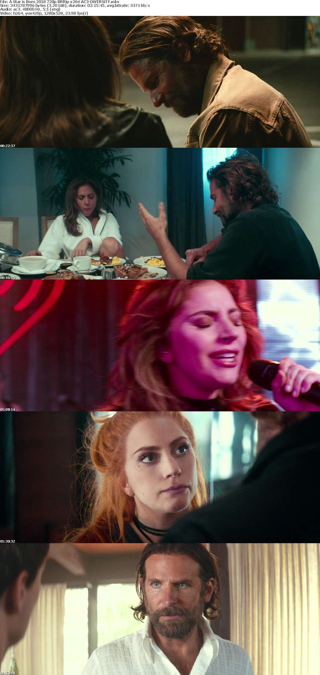 A Star is Born 2018 720p BRRip x264 AC3-DiVERSiTY A Star is Born 2018 720p BRRip x264 AC3-DiVERSiTY