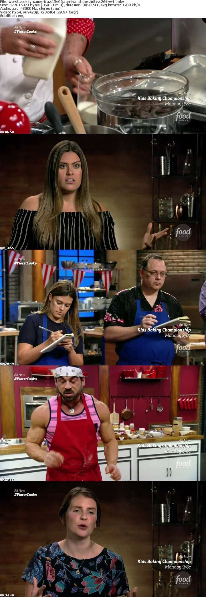 Worst Cooks In America S15E06 Carnival Chaos HDTV x264-W4F Worst Cooks In America S15E06 Carnival Chaos HDTV x264-W4F