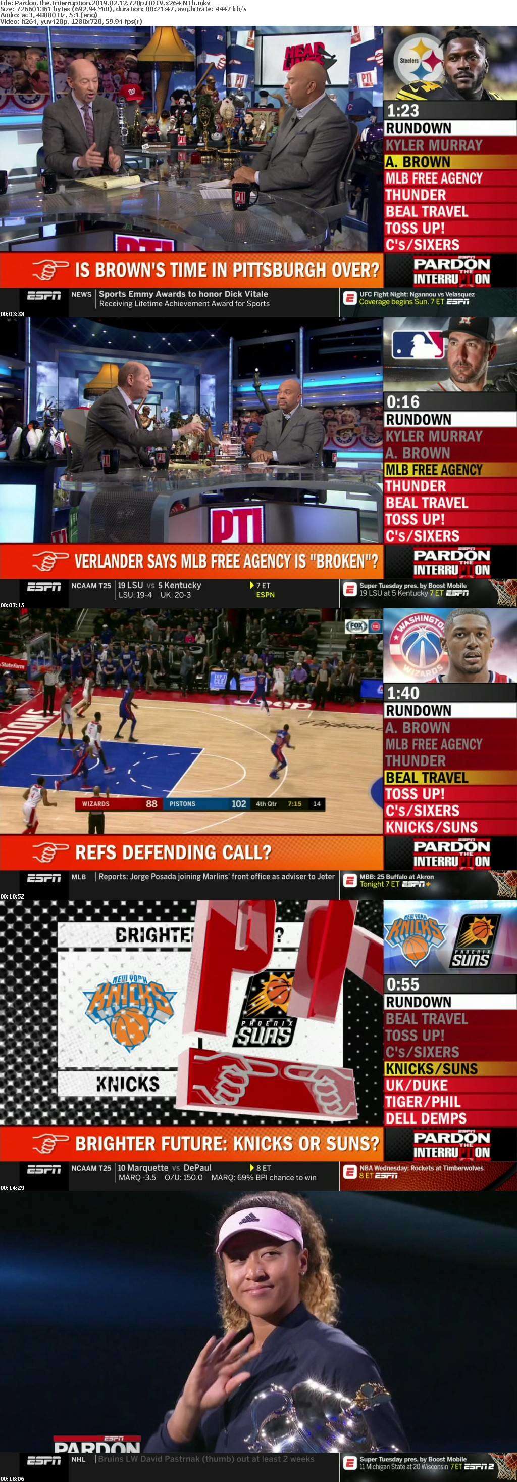 Pardon The Interruption 2019 02 12 720p HDTV x264-NTb Pardon The Interruption 2019 02 12 720p HDTV x264-NTb