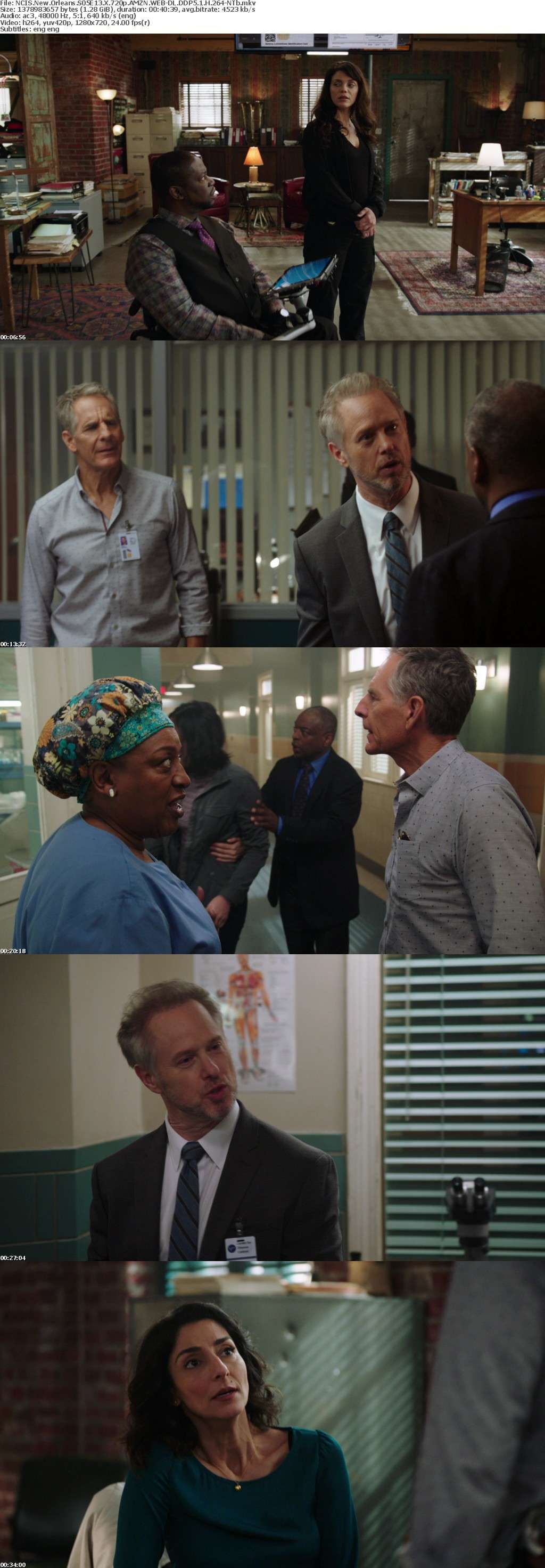 NCIS New Orleans S05E13 X 720p AMZN WEB-DL DDP5 1 H 264-NTb NCIS New Orleans S05E13 X 720p AMZN WEB-DL DDP5 1 H 264-NTb