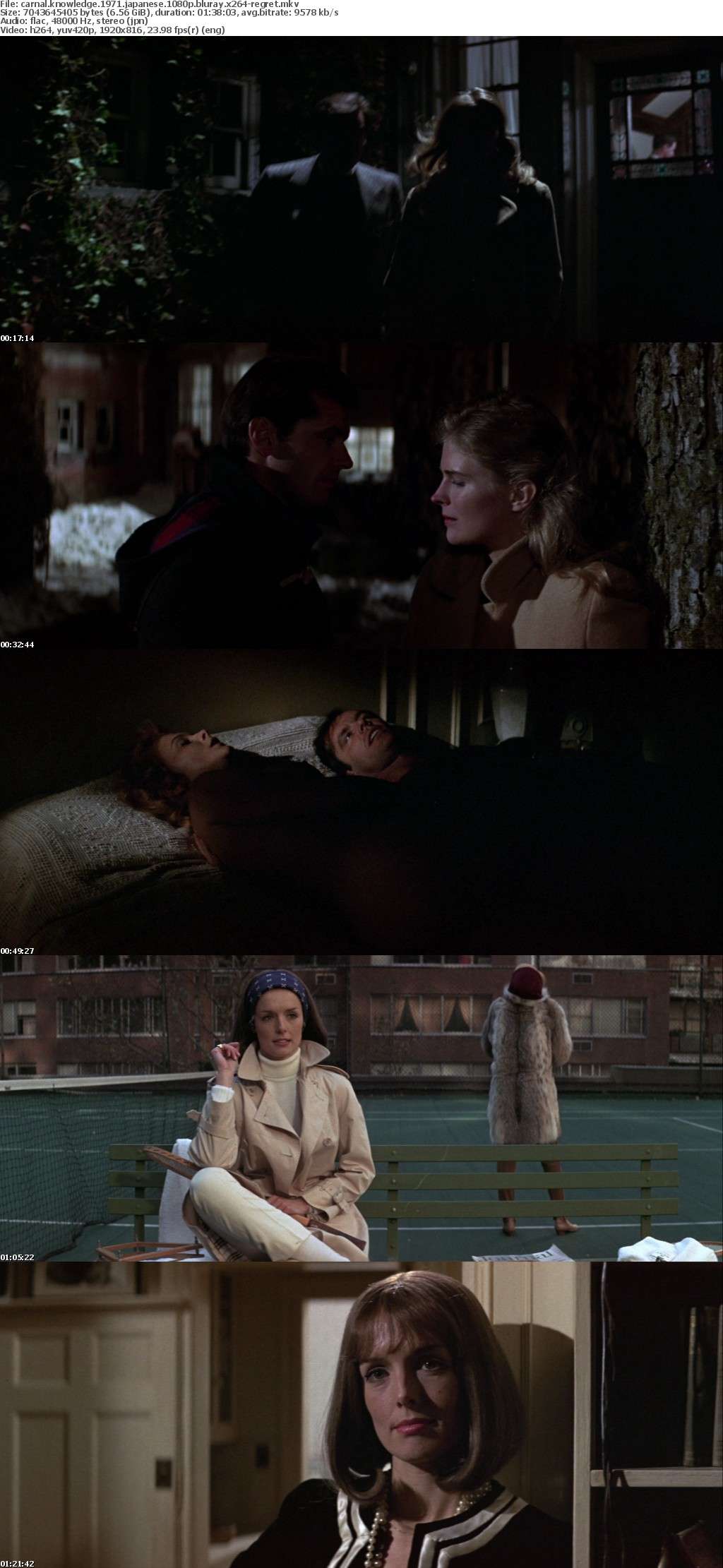 Carnal Knowledge 1971 JAPANESE 1080p BluRay x264-REGRET Carnal Knowledge 1971 JAPANESE 1080p BluRay x264-REGRET